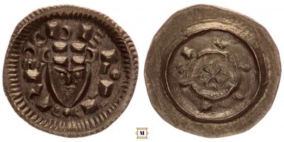 II. Béla 1131-41 denár ÉH 43