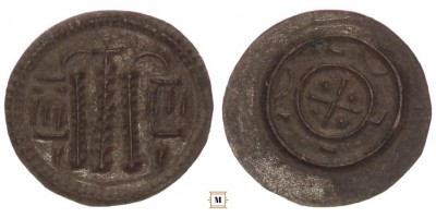 II. Béla 1131-41 denár ÉH 50