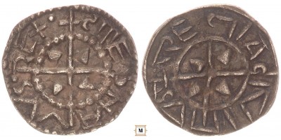 I. István 997-1038 denár ÉH 1 fordított "S" R!