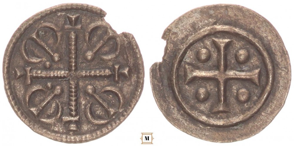 II. Géza 1141-62 denár ÉH 60 R!