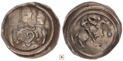 II. András 1205-35 denár ÉH 178