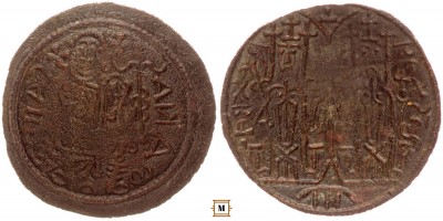 III. Béla 1172-1196 rézpénz, hátlapi éremkép fordított ÉH- RRR!