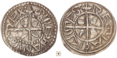 I. István 997-1038 denár ÉH 1 nagyobb méretű, fekvő "S" RR!