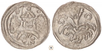 II. András 1205-35 denár ÉH 160