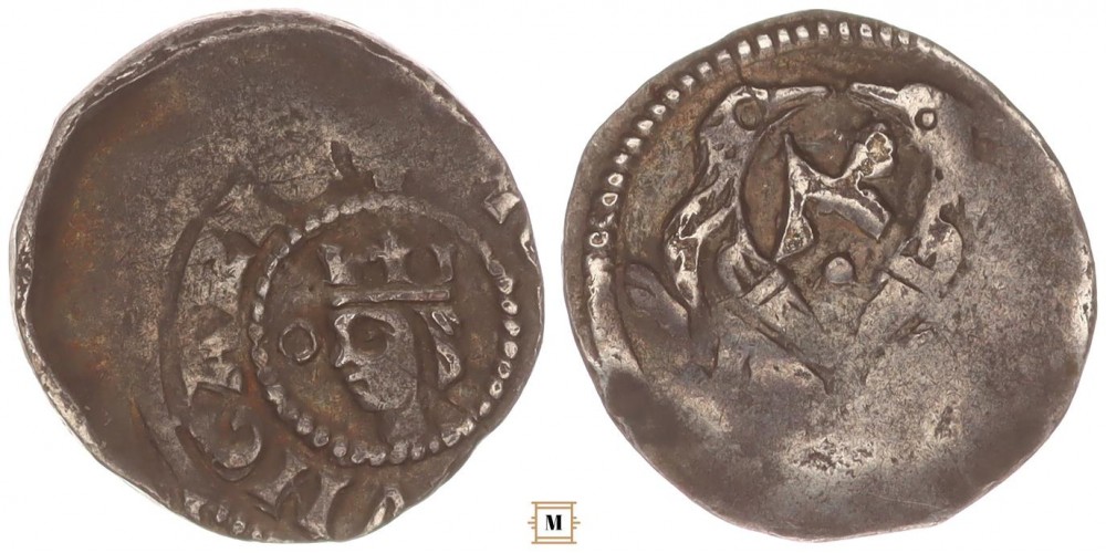 V. István (IV. Béla) 1245/1270-72 denár ÉH 268