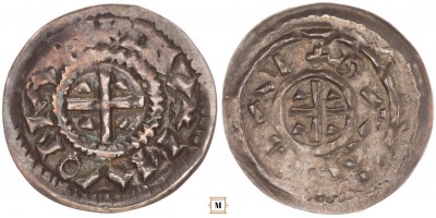 Géza herceg 1064-74 denár ÉH 12