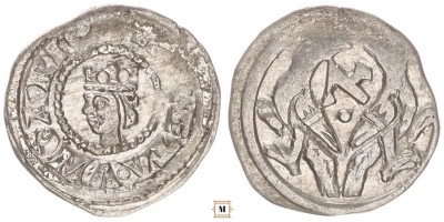 V. István 1245/1270-72 denár ÉH268