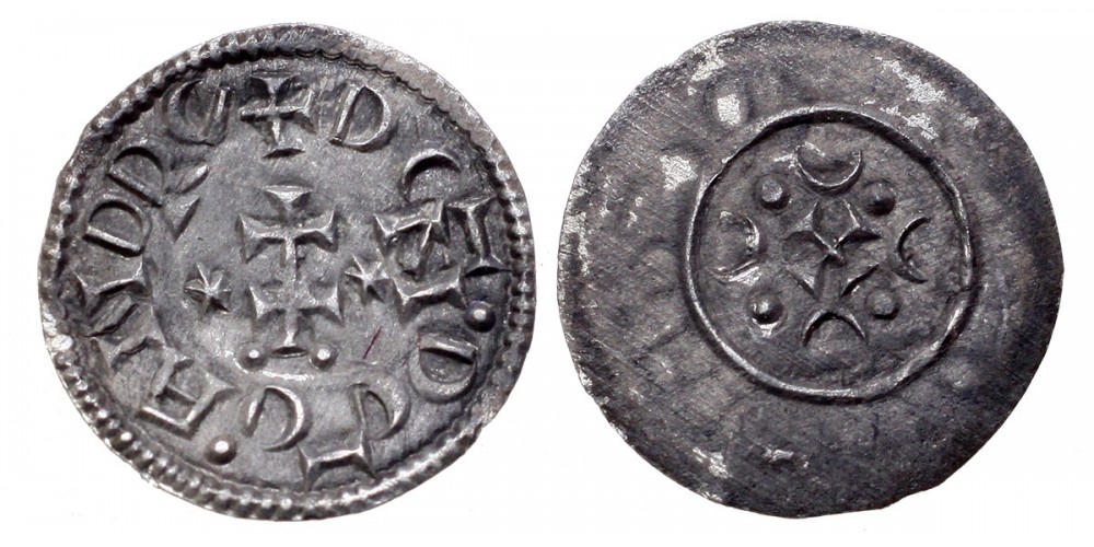 II. András 1205-35 denár "DEN. REG . ANDRE" ÉH - RRR!