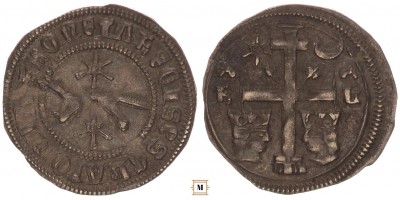 Szlavónia IV. László 1272-90 denár R-L ÉHSz 15