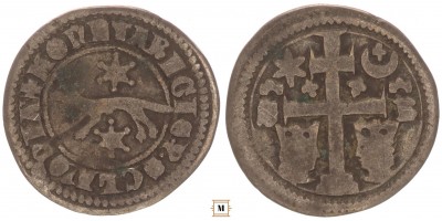Szlavón denár V. István 1245/1270-72 S-R ÉHSz 12