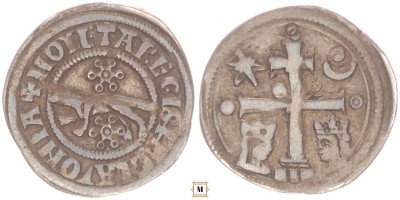 Szlavónia IV. Béla 1235-1270 denár o-o ÉHSZ 2