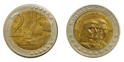 Magyar 2 euro 2004 próba