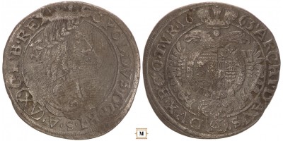 I. Lipót XV krajcár 1663 CA - Bécs
