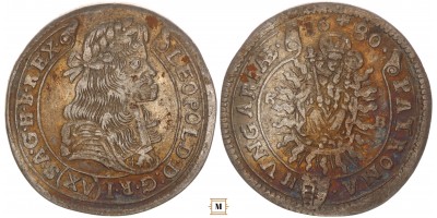 I. Lipót XV krajcár 1680 KB