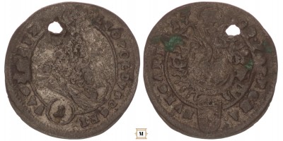 I. Lipót 1 krajcár 1700 CM