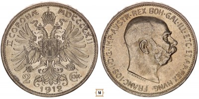 Ausztria 2 korona 1912