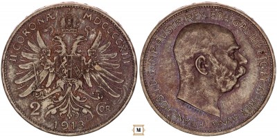 Ausztria 2 korona 1913