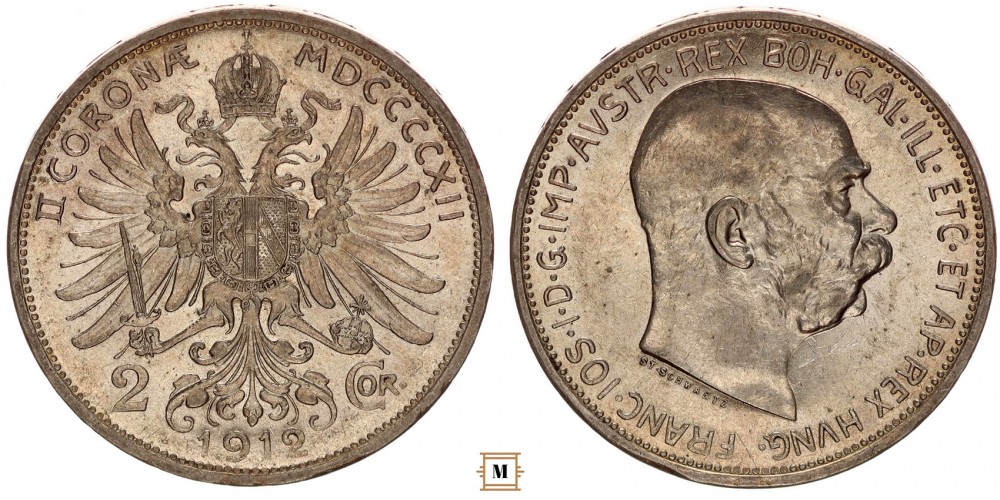 Ausztria 2 korona 1912