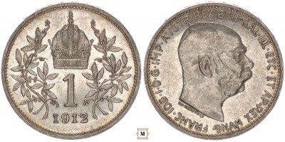 Ausztria 1 corona 1912