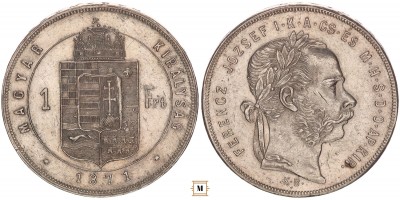 Ferenc József forint 1871 KB