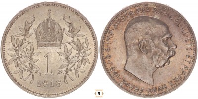 Ausztria 1 corona 1916