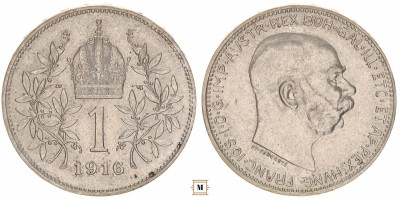 Ausztria 1 corona 1916