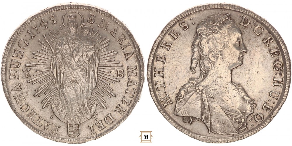 Mária Terézia tallér 1745 KB
