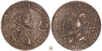 Rudolf tallér 1599 Nagybánya