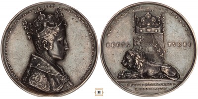 V. Ferdinánd koronázási medál 1836 Prága