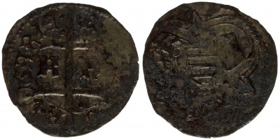 V. László 1453-57 denár ÉH 494