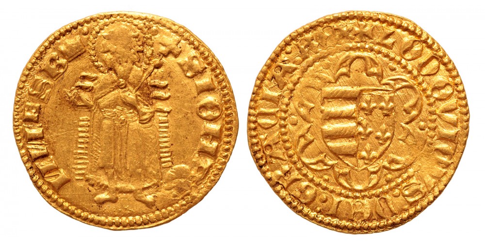 I. Lajos aranyforint 1353-1375