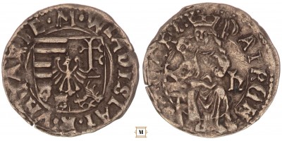 II. Ulászló 1490-1516 denár K-h ÉH 640