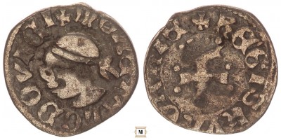 I. Lajos 1342-82 denár ÉH 432