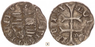 Zsigmond 1387-1437 denár ÉH 449 ritkább verdejegy (!)