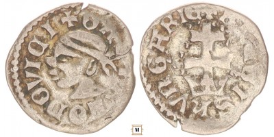  I. Lajos 1342-82 denár ÉH 433