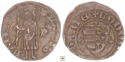 I. Lajos 1342-82 denár ÉH 429