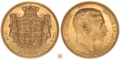 Dánia 20 korona 1913 VBP
