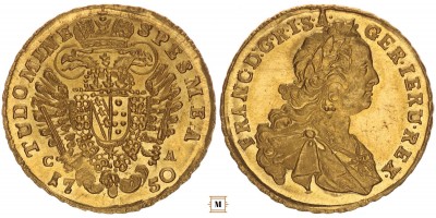 Erdély, Lotharingiai Ferenc dukát 1750 CA - Kolozsvár
