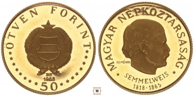 50 forint Semmelweis 1968 BP