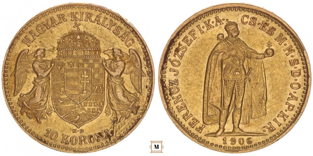Ferenc József 10 korona 1898 KB