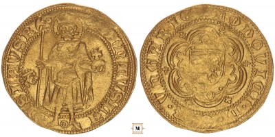 Nagy Lajos aranyforint 1375-1382 AK11D