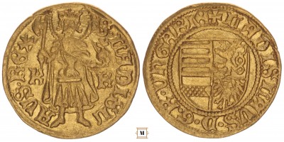V. László aranyforint K - R, 1455 Körmöcbánya AK30/4