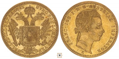 Ausztria dukát 1865 E