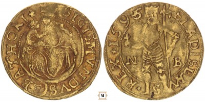 Báthori Zsigmond(1581-1602) aranyforint 1595 NB