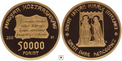 50 000 forint Szent István intelmei 2010 BP