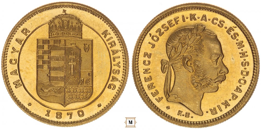 Ferenc József dukát 1870 KB ARTEX
