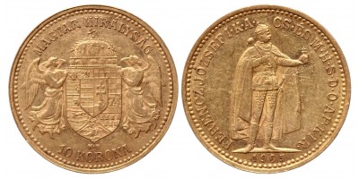 Ferenc József 10 korona 1905 KB