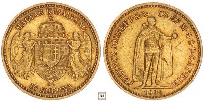 Ferenc József 10 korona 1894 KB