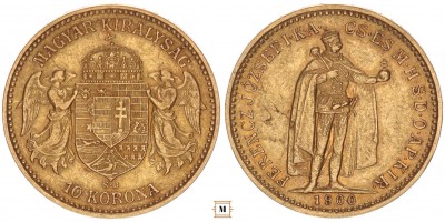 Ferenc József 10 korona 1900 KB