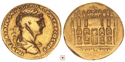 Trajanus 98-117 aureus RIC II 257